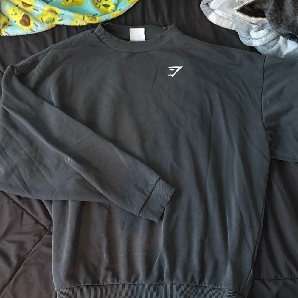 Men's Black Crewneck Sweater